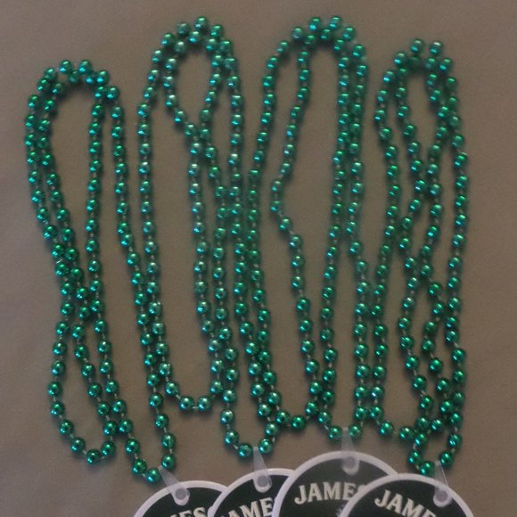 Authentic 4 Jameson St. Patrick Day Beads And 4 Bottle Openers - Picture 2 of 10